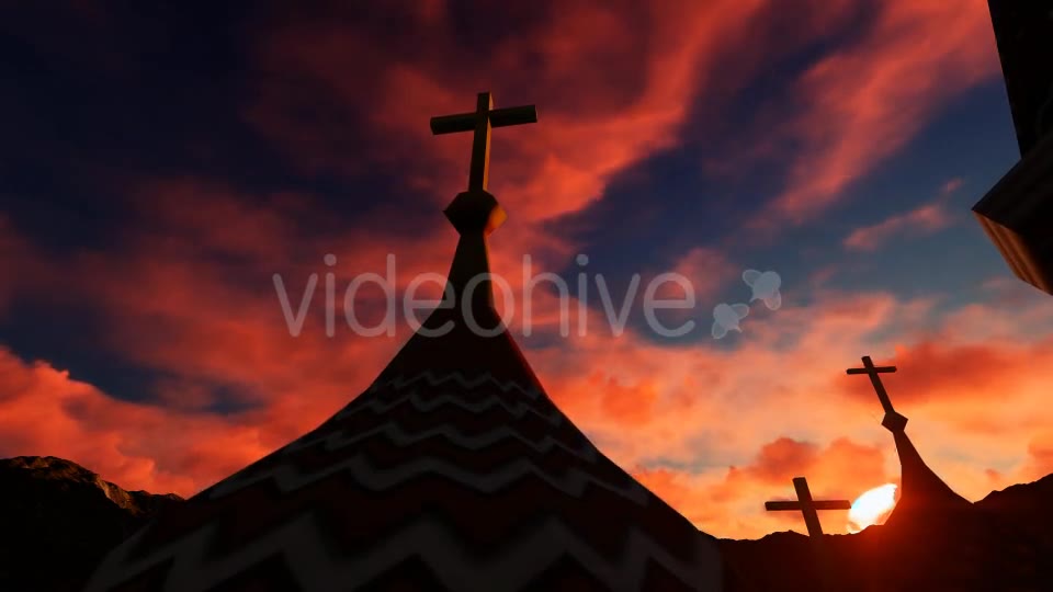 Crucifix on Mountain Videohive 19478311 Motion Graphics Image 2