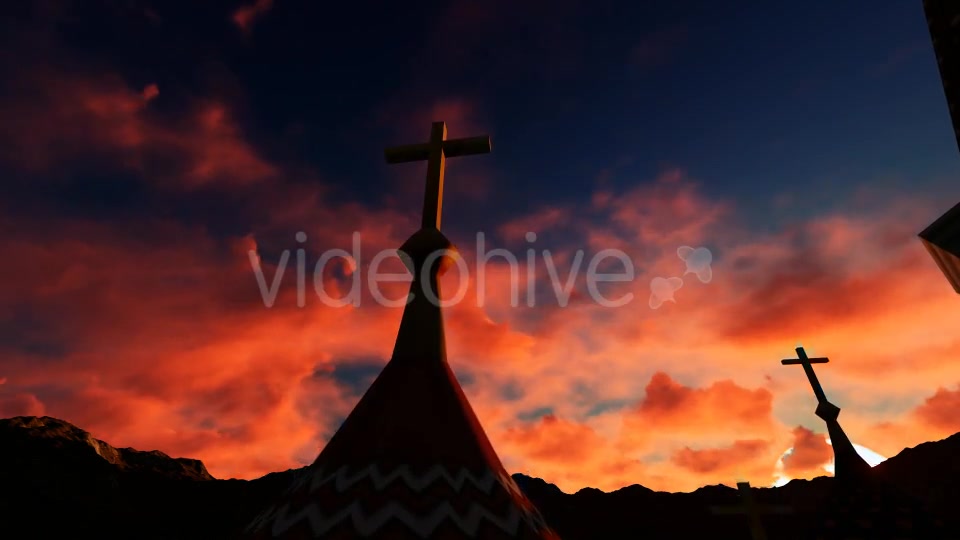 Crucifix on Mountain Videohive 19478311 Motion Graphics Image 3