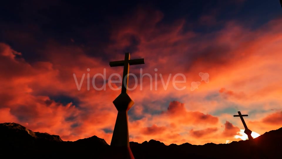 Crucifix on Mountain Videohive 19478311 Motion Graphics Image 4