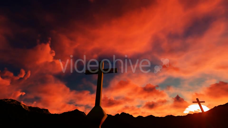 Crucifix on Mountain Videohive 19478311 Motion Graphics Image 5