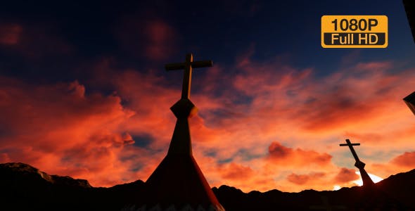 Crucifix on Mountain - Videohive Download 19478311