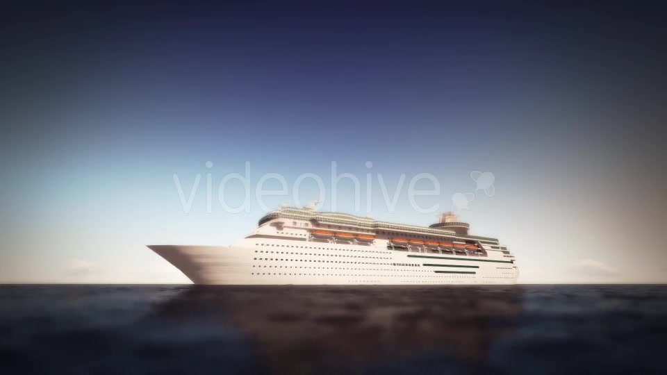 Cruise Ship On The Sea Noon Videohive 16261560 Motion Graphics Image 6