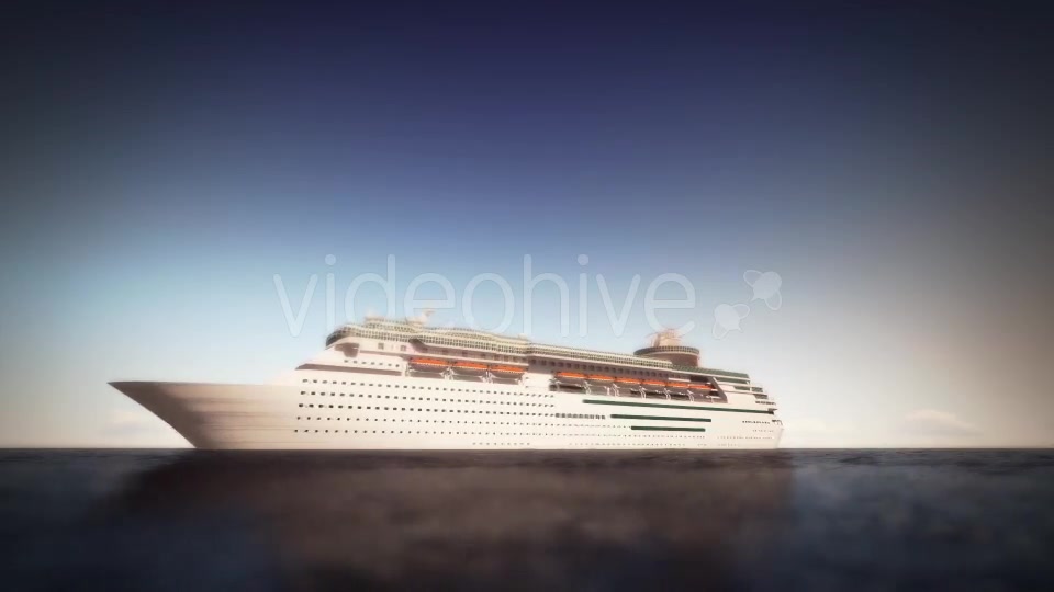 Cruise Ship On The Sea Noon Videohive 16261560 Motion Graphics Image 7