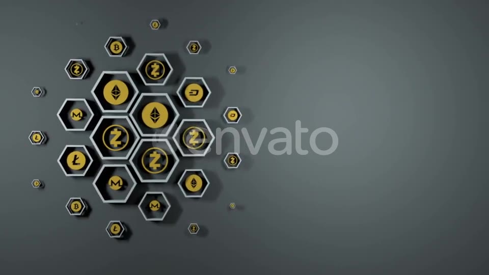 Cryptocurrency Icons Videohive 21633881 Motion Graphics Image 11