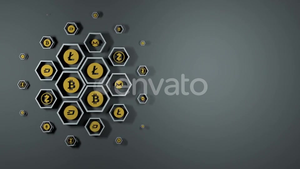 Cryptocurrency Icons Videohive 21633881 Motion Graphics Image 3