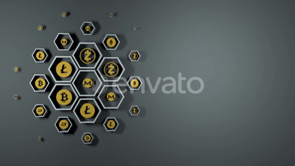 Cryptocurrency Icons Videohive 21633881 Motion Graphics Image 4