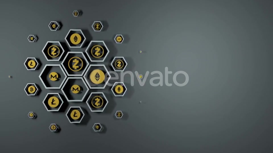 Cryptocurrency Icons Videohive 21633881 Motion Graphics Image 5