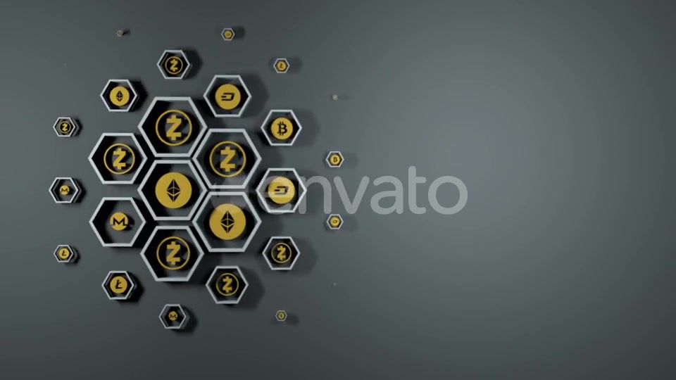 Cryptocurrency Icons Videohive 21633881 Motion Graphics Image 6