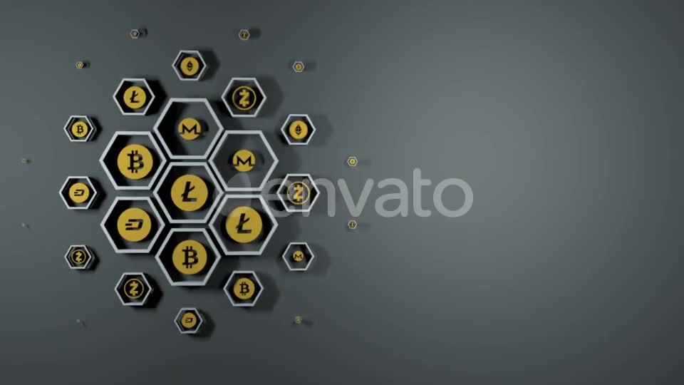 Cryptocurrency Icons Videohive 21633881 Motion Graphics Image 9