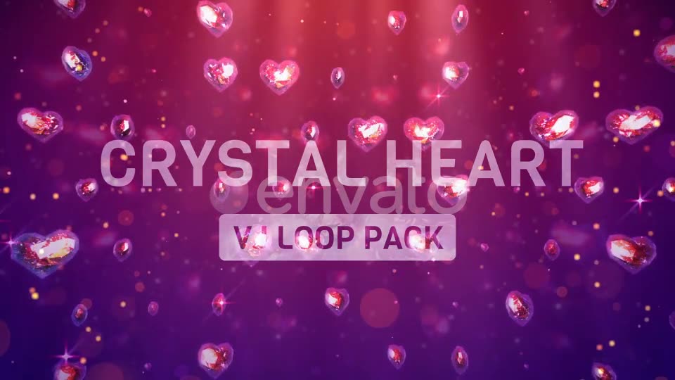 Crystal Heart Vj Loop Pack Videohive 23229634 Motion Graphics Image 2