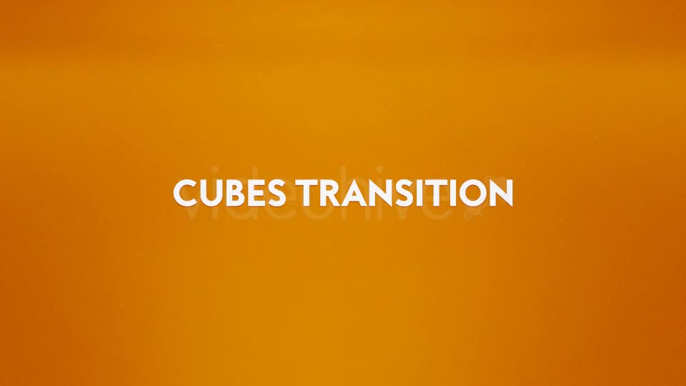 Cubes Transition 07 Videohive 13892222 Motion Graphics Image 1