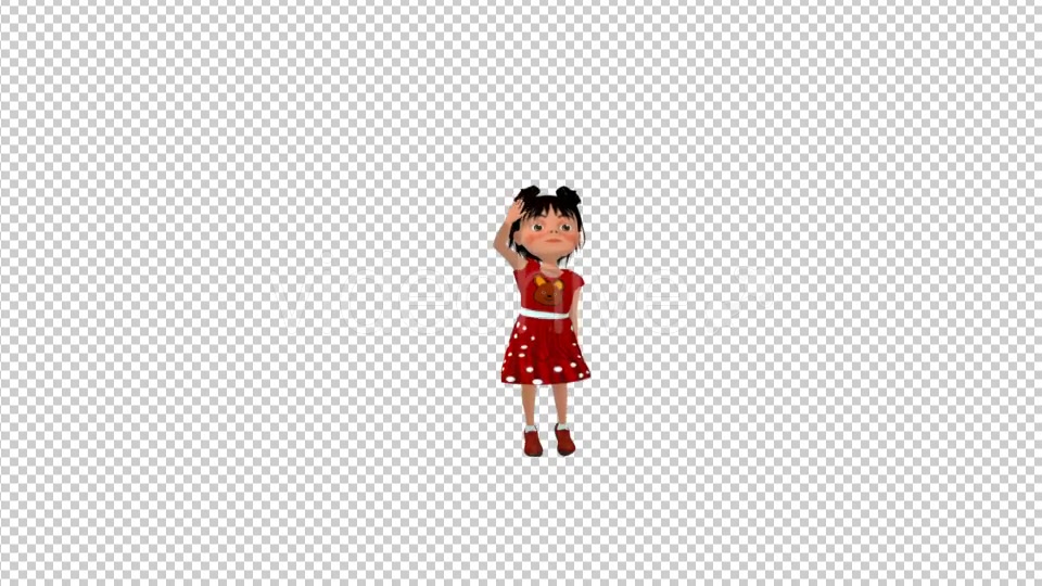 Cute Little Girl Dancing Videohive 20777167 Motion Graphics Image 4