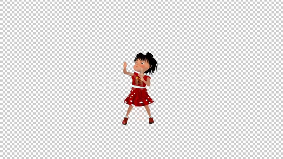 Cute Little Girl Dancing Videohive 20777167 Motion Graphics Image 5