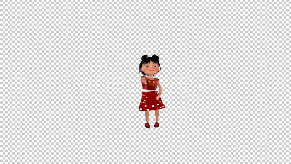 Cute Little Girl Dancing Videohive 20777167 Motion Graphics Image 6