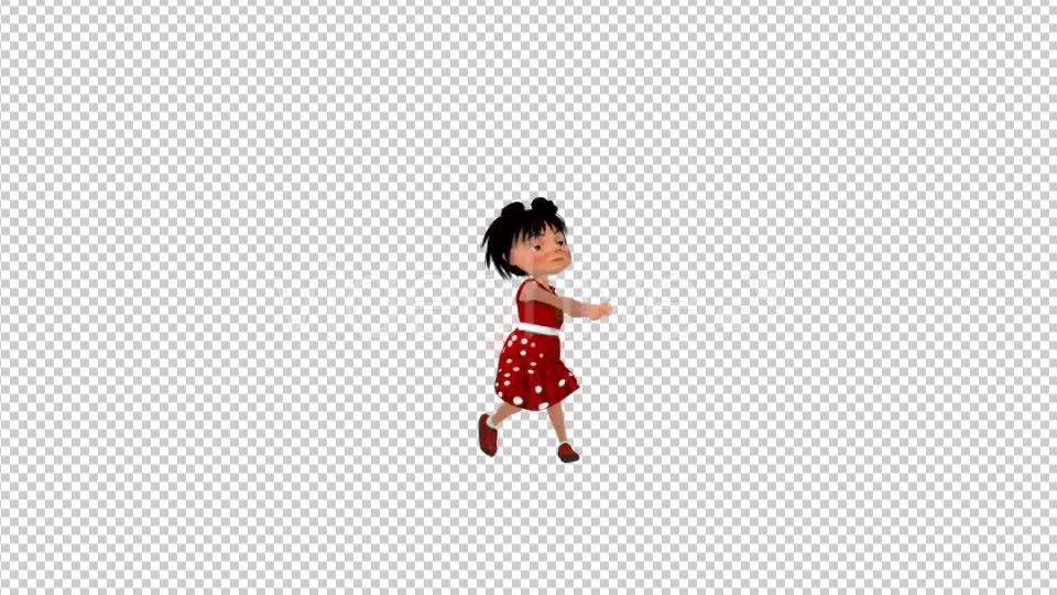 Cute Little Girl Dancing Videohive 20777167 Motion Graphics Image 7