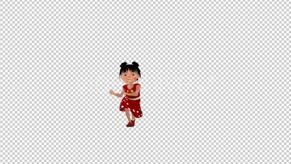 Cute Little Girl Dancing Videohive 20777167 Motion Graphics Image 8