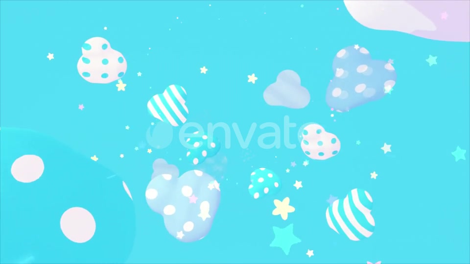 Cute Patterns Clouds Videohive 23487615 Motion Graphics Image 11