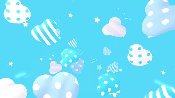 Cute Patterns Clouds - 23487615 Videohive Download