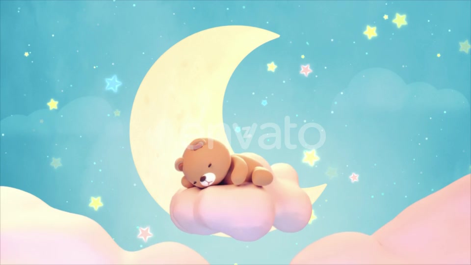 Cute Sleeping Bear Videohive 24255846 Motion Graphics Image 2