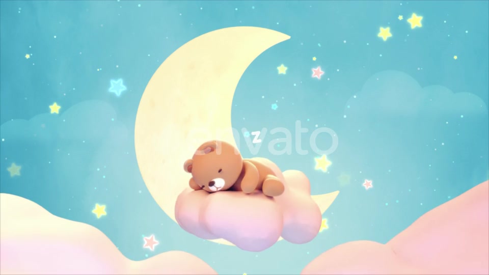 Cute Sleeping Bear Videohive 24255846 Motion Graphics Image 5
