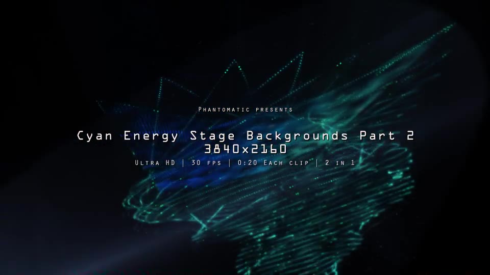 Cyan Blue Energy Stage 2 Videohive 12351876 Motion Graphics Image 2