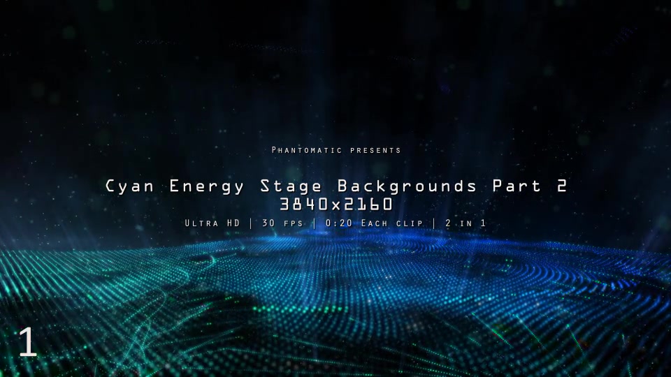 Cyan Blue Energy Stage 2 Videohive 12351876 Motion Graphics Image 4