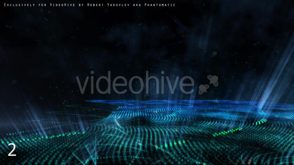 Cyan Blue Energy Stage Videohive 12331459 Motion Graphics Image 12