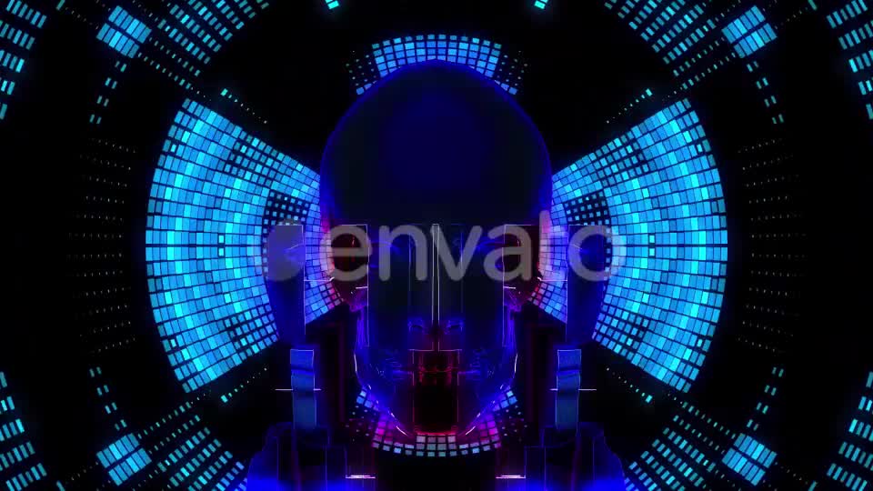 Cyber Face VJ Loop Pack (3in1) Videohive 22039089 Motion Graphics Image 1