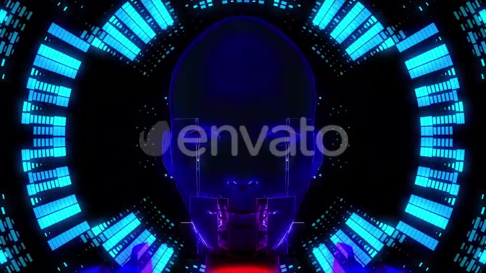 Cyber Face VJ Loop Pack (3in1) Videohive 22039089 Motion Graphics Image 2