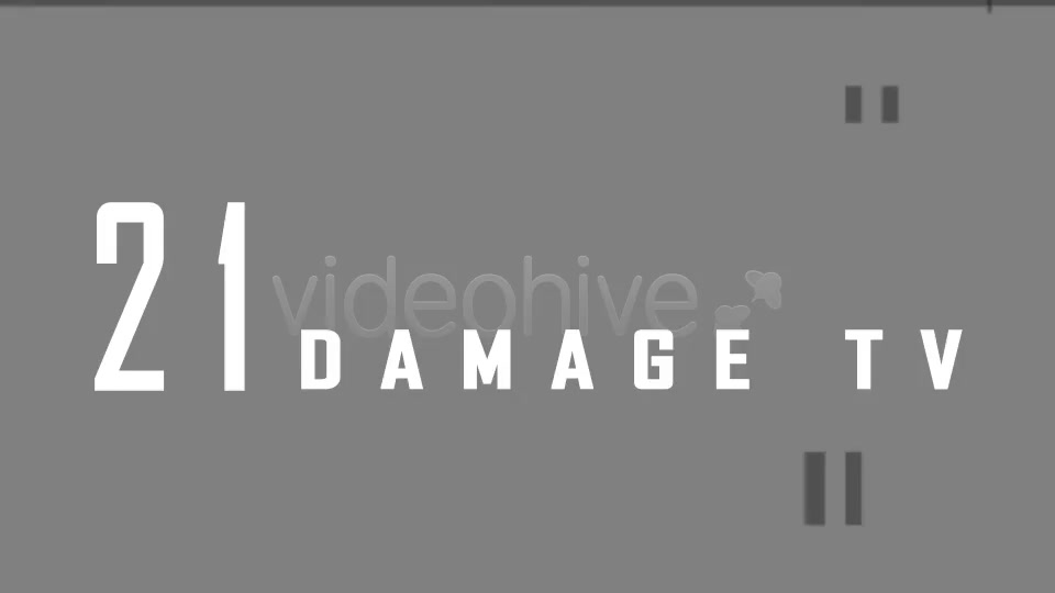 Damage TV Videohive 5841924 Motion Graphics Image 3