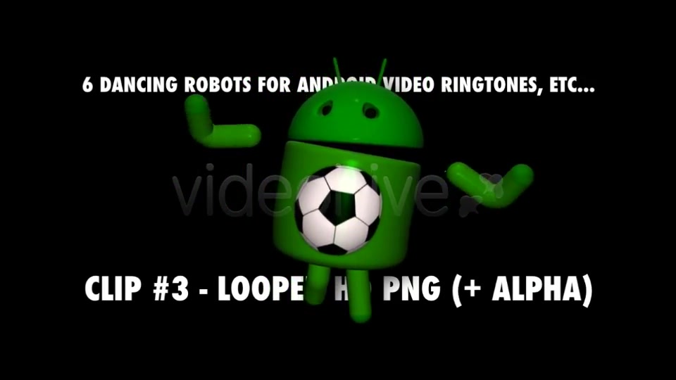 Dancing Robots for Android projects Pack of 6 Videohive 3979375 Motion Graphics Image 6