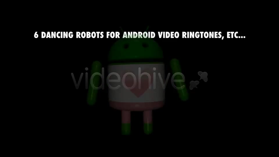 Dancing Robots for Android projects Pack of 6 Videohive 3979375 Motion Graphics Image 8