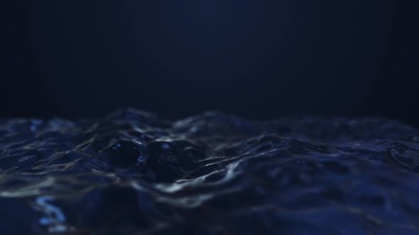 Dark Blue Abstract Waves - 22405837 Download Videohive