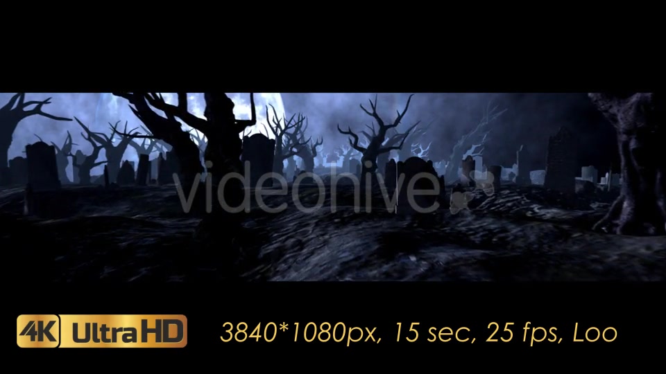 Dark Cemetery Videohive 20656234 Motion Graphics Image 4