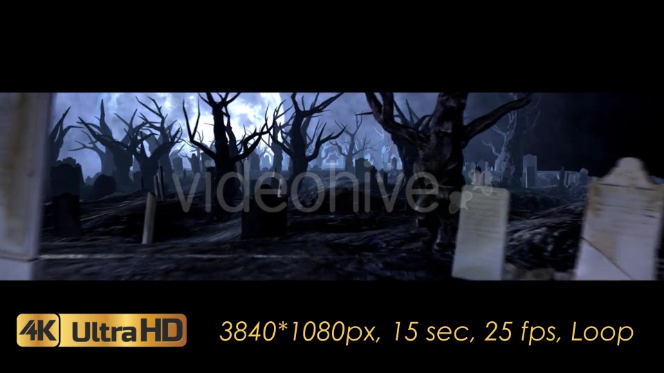 Dark Cemetery Videohive 20656234 Motion Graphics Image 7