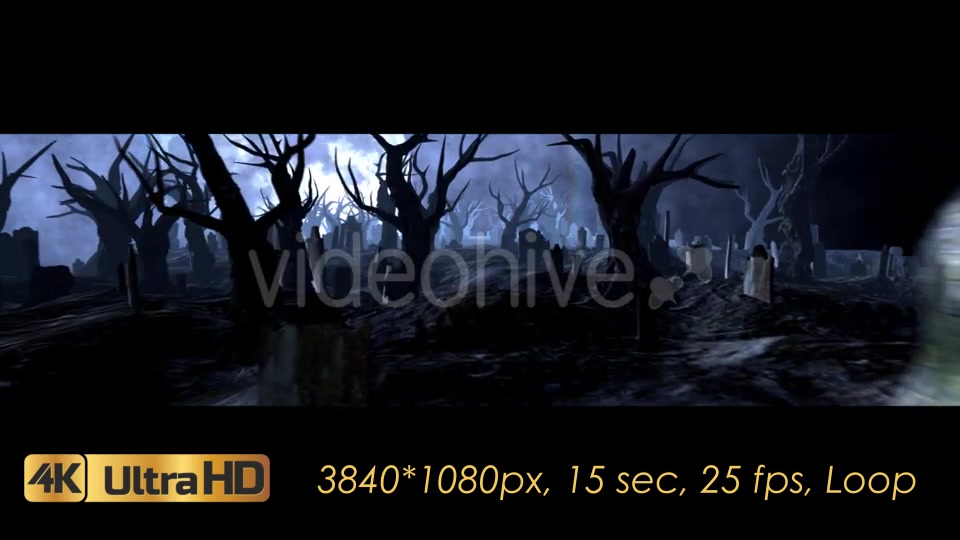 Dark Cemetery Videohive 20656234 Motion Graphics Image 8