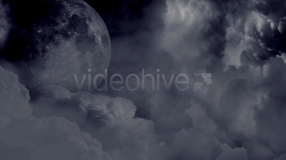 Dark Clouds And The Moon Videohive 8424269 Motion Graphics Image 5