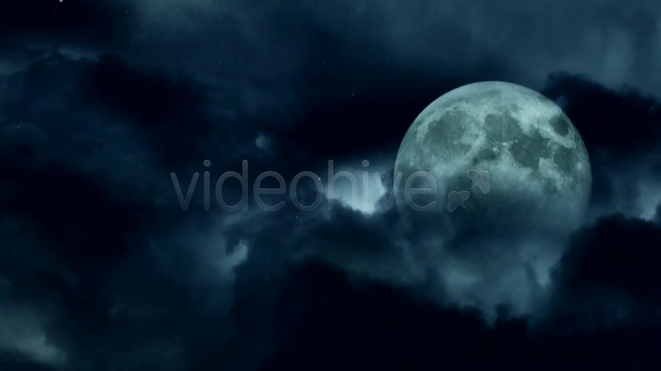 Dark Clouds And The Moon Videohive 9334613 Motion Graphics Image 7