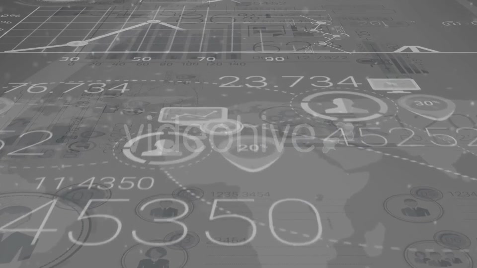 Dark Corporate Backgrounds With Abstract Elements Of Infographics Videohive 17799901 Motion Graphics Image 5