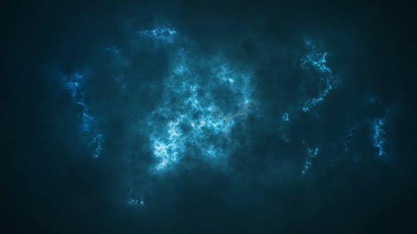 Dark Green Clouds Particles Background Loop - 21362718 Videohive Download