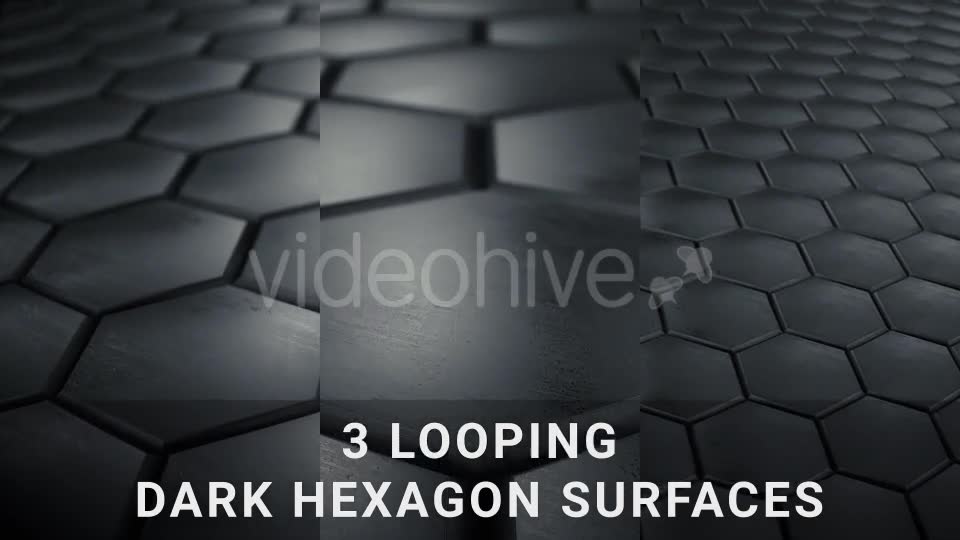 Dark Hexagon Surfaces Videohive 14923911 Motion Graphics Image 2