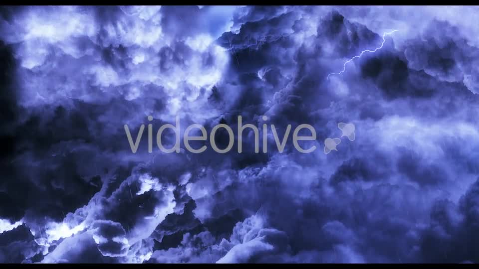 Dark Night Thunder Clouds Videohive 20770914 Motion Graphics Image 1