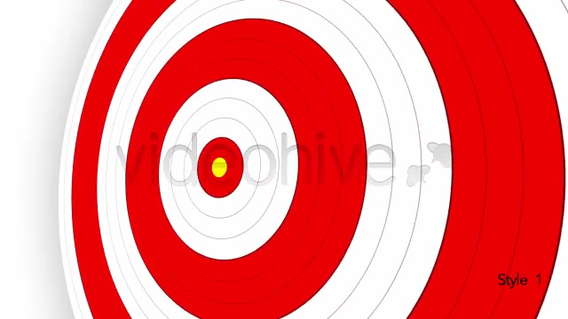 Darts Hitting a Target Bullseye 2 Styles Videohive 6332300 Motion Graphics Image 3