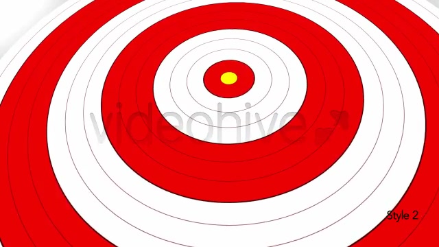 Darts Hitting a Target Bullseye 2 Styles Videohive 6332300 Motion Graphics Image 7