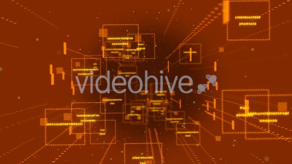 Data Stream Yellow Videohive 20981147 Motion Graphics Image 3