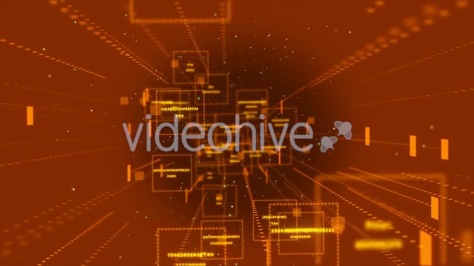 Data Stream Yellow Videohive 20981147 Motion Graphics Image 4