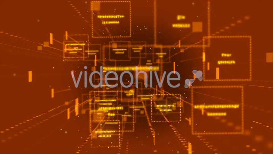 Data Stream Yellow Videohive 20981147 Motion Graphics Image 5