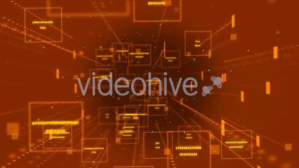 Data Stream Yellow Videohive 20981147 Motion Graphics Image 6