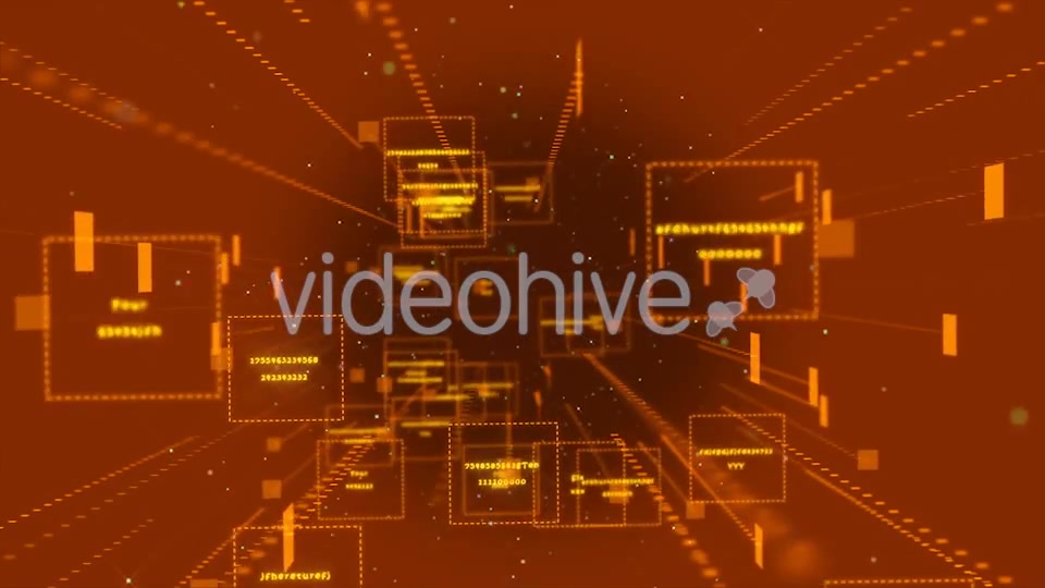 Data Stream Yellow Videohive 20981147 Motion Graphics Image 8