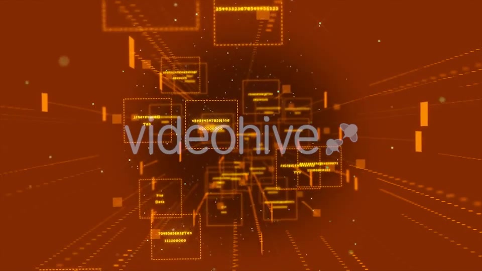 Data Stream Yellow Videohive 20981147 Motion Graphics Image 9